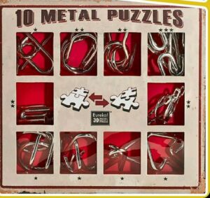 Eureka 473358 Puzzle Metal 3D Set 10 Unidades