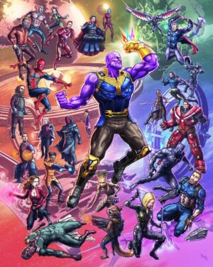 Javier Tejera Poster "Epic Thanos"